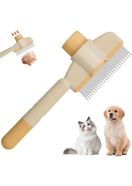 Pet Grooming Rake Kedi Tüy Giderici Tarak Paslanmaz Çelik Köpek Tüy Bakım Fırçası Temizleme Banyo Fırçası Parçalananları Gideren Kedi Aksesuarları Renk: Yeşil (Yurt Dışından)