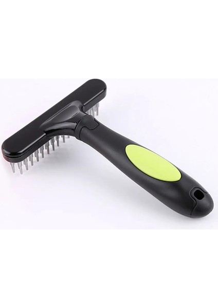 Profesyonel Köpek Tımar Tırmık Uzun Saç Kedi Köpek Astar Tırmık Fırçası Dökmek Için Paspaslı Gevşek Saç Düğümleri Pet Ürün Rengi: Yeşil (Yurt Dışından)