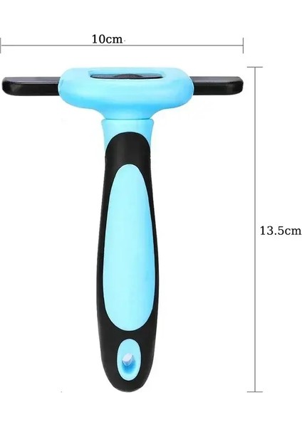 Tırmık Köpek Saçı Temizleyici Kedi Fırçası Bakım Araçları Ayrılabilir Tırım Bağı Için Pet Tırım Tırmıklar Tüy Giderici Köpek Kedi Için Renk:mavi-10.5cm (Yurt Dışından)