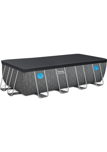 ® Steel Pro Max™ Splashview™ 561MB Dikdörtgen Yerüstü Havuz Seti 4,88 M x 2,44 M x 1,22 M