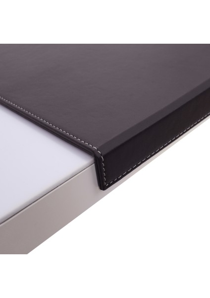 Sümen Kapaksız Masaüstü Tekli Kenar Korumalı Desk Pad Vegan 40X60X3,5 cm. Kahverengi