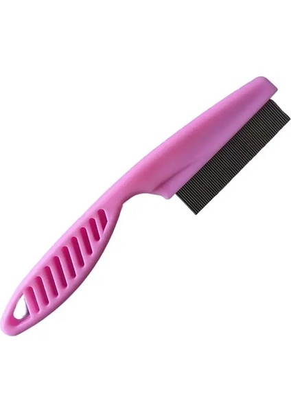 Evcil Hayvan Tüy Dökme Tarak Paslanmaz Çelik Püskürtme Tarak Kedi Köpek Evcil Hayvan Konforu Kediler Tüy Bakımı Tarak Köpek Kedi Tüy Temizleme Fırçası Renk:pembe/boyut:s (Yurt Dışından)