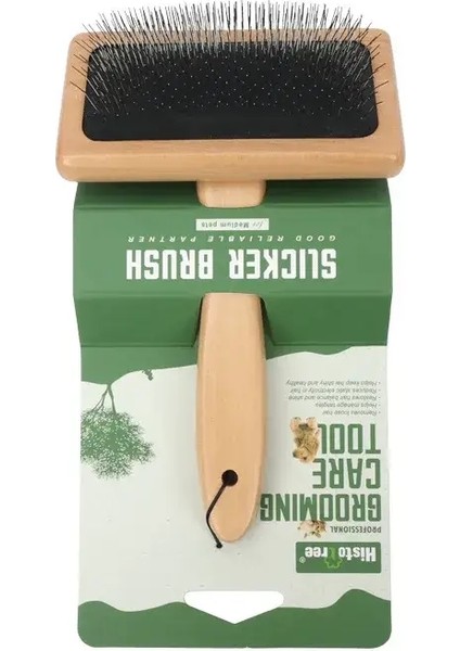 Köpek Tarağı Ahşap Iğne Tarak Pet Pet Pet Petrol Katı Ahşap Güzellik Tarak Köpek Kedisi Kapalı Float Tarak Yastık Tarak Tarak: Küçük (Yurt Dışından)