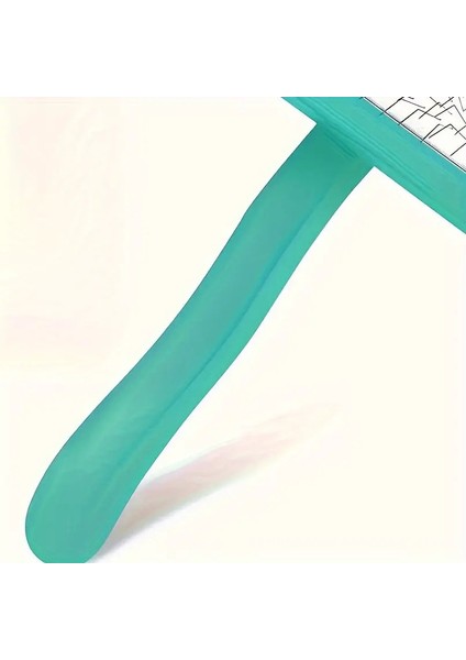 1ADET Ekstra Uzun Çivi Köpek Slicker Fırça Tüy Bakımı, Düz Kıl Bakımı Için, Kediler ve Köpekler Için Tüy Dökücü Bakım Fırçası Tarak Renk:yeşil (Yurt Dışından)