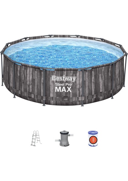 ® 5614X Steel Pro Max™ Yer Üstü Prefabrik Havuz Seti 3,66 M x 1,00 M
