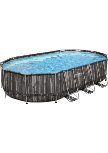 ® 5611R Power Steel™ Prefabrik Yer Üstü Havuz Seti 6,10M x 3,66 M x 1,22 M