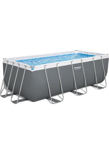 ® 56457 Power Steel™ Prefabrik Yer Üstü Havuz Seti 4,12 M x 2,01 M x 1,22 M