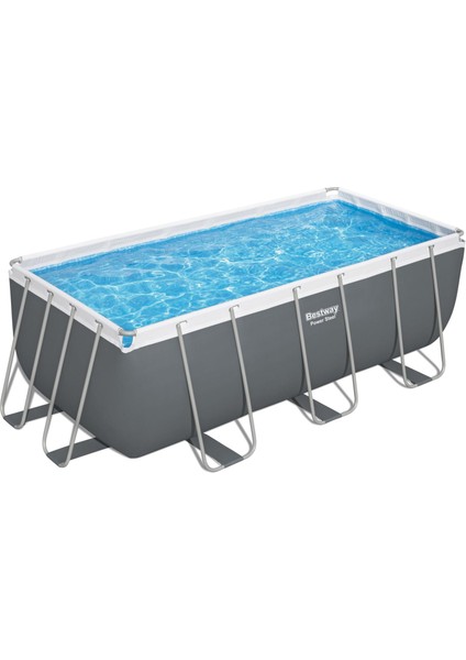 ® 56457 Power Steel™ Prefabrik Yer Üstü Havuz Seti 4,12 M x 2,01 M x 1,22 M