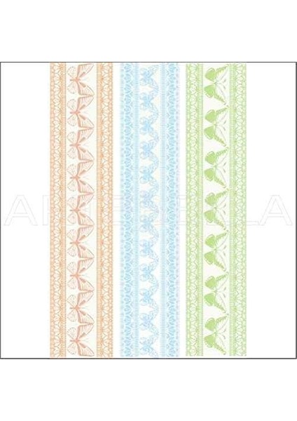 Dantel Kolay Transfer 23X34 cm Koyu Zemin 1783K