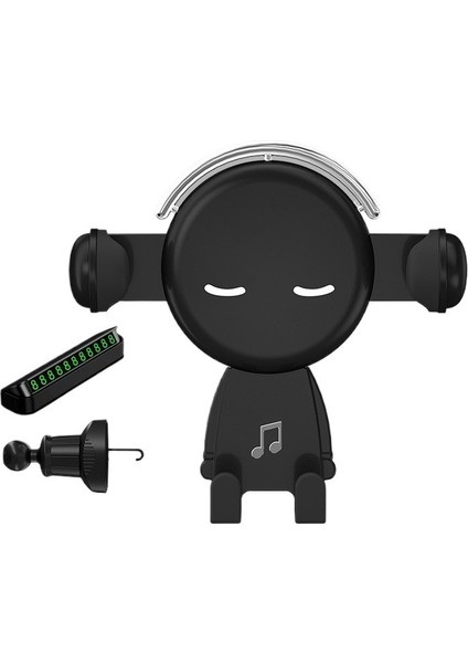 Sevimli Araç Telefonu Tutucu Ters Kancalı Araç Yatay ve Dikey Hava Çıkış Navigasyonu (Yurt Dışından)