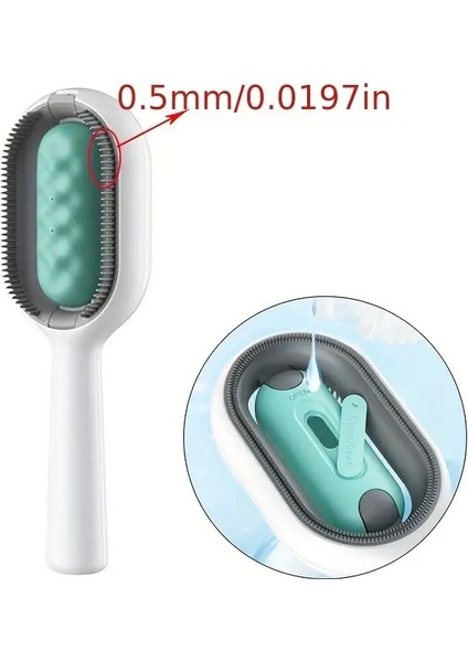 Evcil Fırçası Çok Fonksiyonlu Kedi Köpek Tarak Yüzen Tüyü Giderir Yapışkan Tüy Evcil Temizleme Malzemeleri Kedi Fırçası Renk:yeşil-Uzun Tüylü (Yurt Dışından)