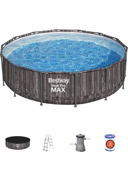 ® 5614Z Steel Pro Max™ Prefabrik Yer Üstü Çember Havuz Seti4,27 M x 1,07 M