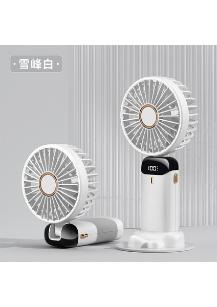 USB El Fanı Mini Taşınabilir Öğrenci Fan Dijital Ekran Katlanır Aromaterapi Küçük Elektrikli Fan (Yurt Dışından)