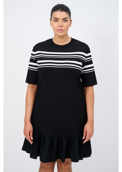 Kısa Kollu Triko Elbise C.siyah 124L9362000 fiyatları