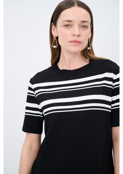 Kısa Kollu Triko Elbise C.siyah 124L9362000 modelleri