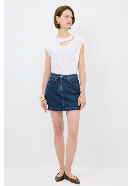 Cepli Mini Denim Etek