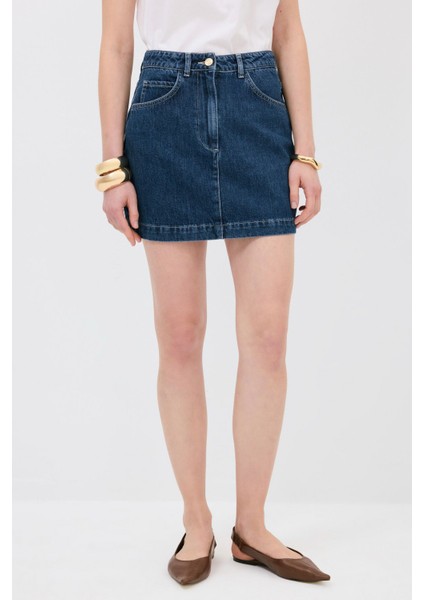Cepli Mini Denim Etek fiyatları