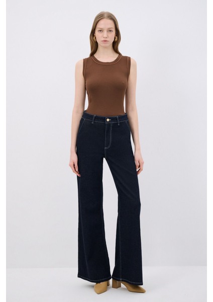 Cepli Bol Paça Denim Pantolon modelleri