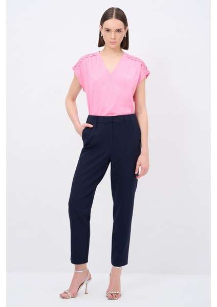 Beli Lastikli Pantolon Lacivert 153L7999006