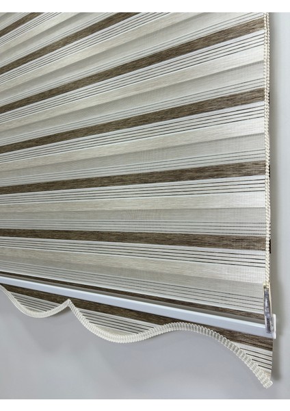 Dilimli Iki Renk-Kahve-Krem Ev-Ofis Perdesi Aluminyum Sistem – Şık & Kullanışlı Perde (Alüminyum Sistem) fiyatları