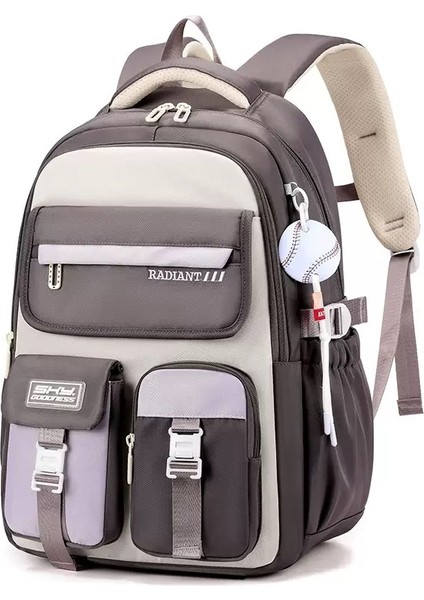 Büyük Kapasiteli Okul Çantası, Kir ve Suya Dayanıklı ve Yük Azaltıcı Sırt Çantası (Yurt Dışından)