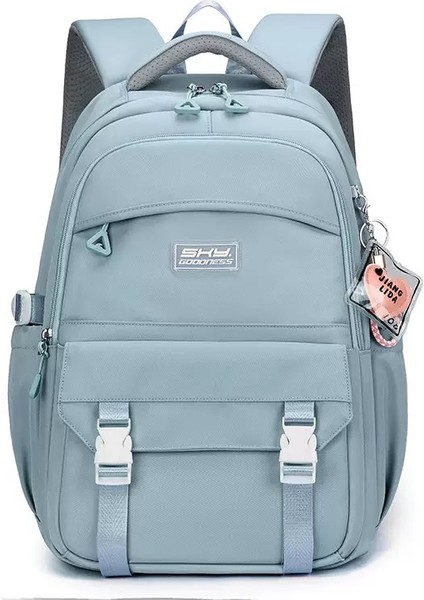 Sırt Çantası Basit Büyük Kapasiteli Seyahat Sırt Çantası Kadın Rahat Japon Tarzı Yeni Okul Çantası (Yurt Dışından)