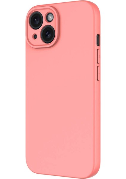 iPhone 15 Plus Kılıf Lansman Içi Kadife Kamera Korumalı Mara Silikon Kılıf-Siyah fiyatları