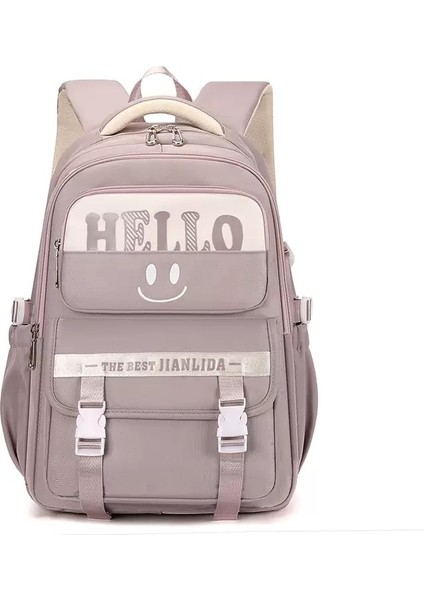 Ortaokul Kız Okul Çantası Büyük Kapasiteli Lise Öğrencisi Kız Kilo Azaltıcı Sırt Çantası (Yurt Dışından)
