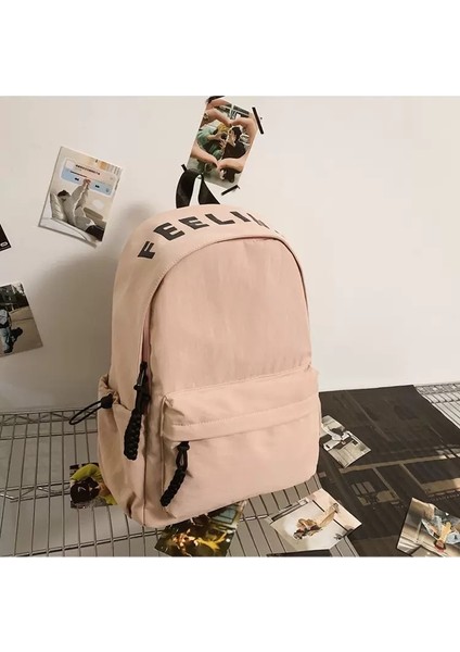 Sırt Çantası Çift Basit Okul Çantası Eğlence Seyahat Sırt Çantası (Yurt Dışından)