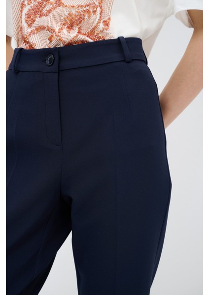 Gabardin Pantolon Lacivert 153L9239001