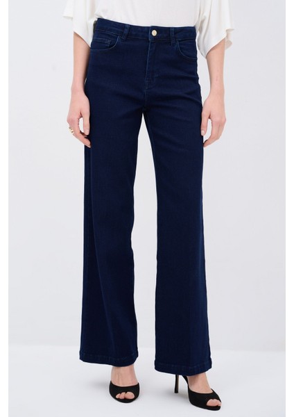 Bol Paça Denim Pantolon fırsatları