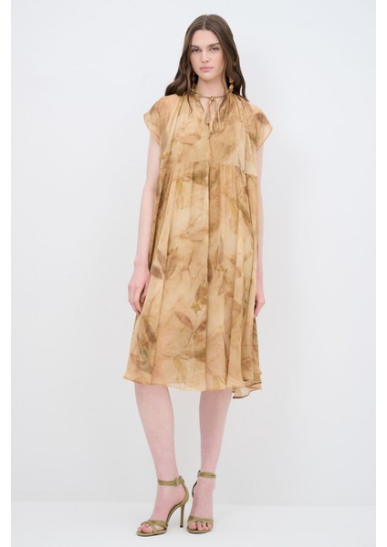 Şifon Desenli Elbise fiyatları