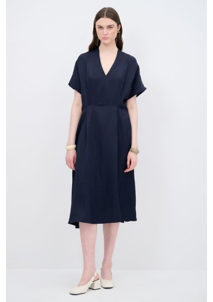 V Yaka Elbise modelleri