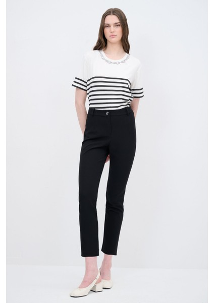 Gabardin Pantolon Siyah 153L9239001