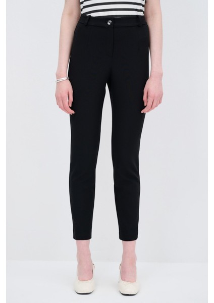 Gabardin Pantolon Siyah 153L9239001