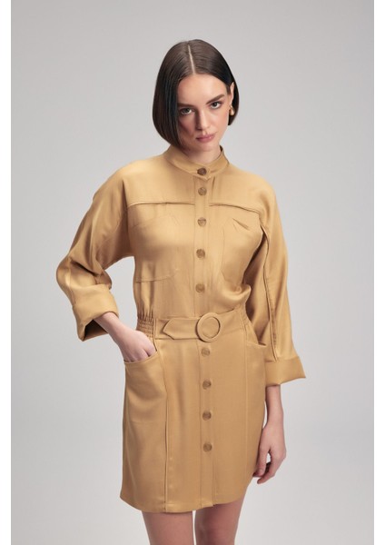 Beli Lastikli Kısa Elbise A.camel 12443501000