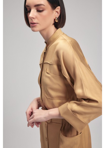 Beli Lastikli Kısa Elbise A.camel 12443501000