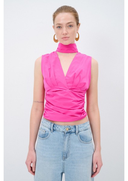 Taftta Bluz Fusya 11545328000