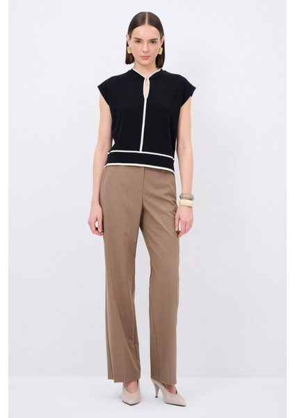 Kontrast Triko Bluz Siyah 115L9364000 modelleri