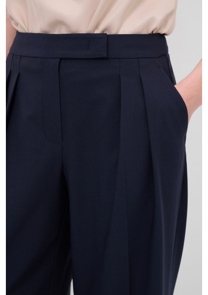 Pileli Pantolon Lacivert 15344245000