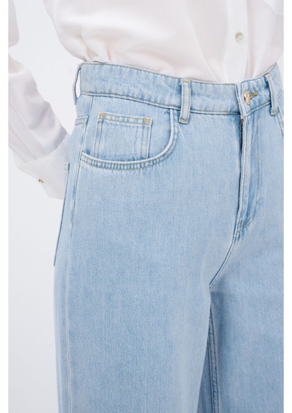 Bol Paça Denim Pantolon modelleri