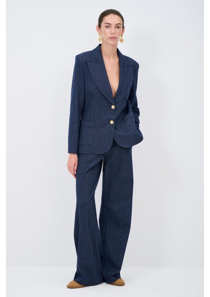 Denim Görünümlü Ceket modelleri