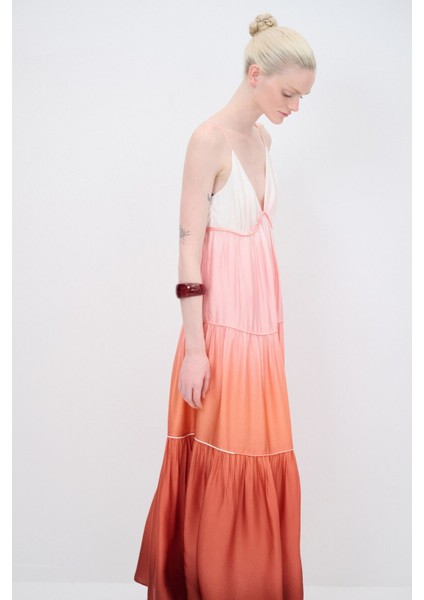 V Yaka Uzun Elbise fiyatları