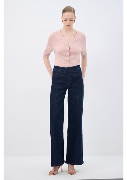Bol Paça Denim Pantolon modelleri