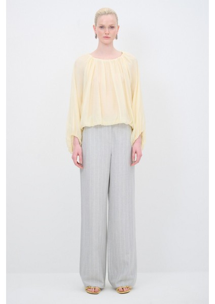 Uzun Kollu Bluz Sarı 11545195000 modelleri