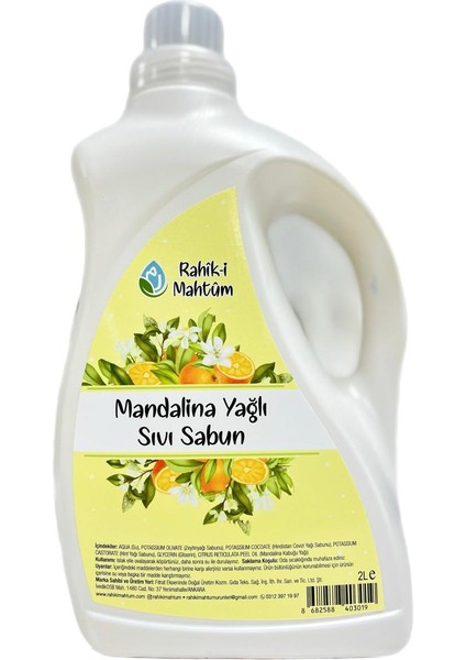 Mandalina Yağlı Sıvı Sabun (2000 Ml) fiyatları