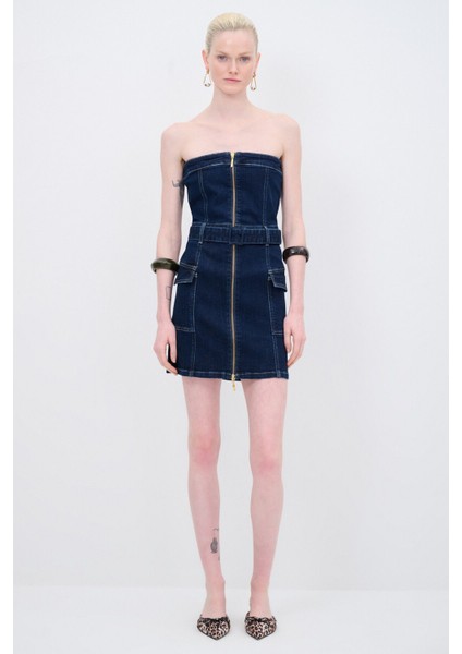 Fermuar Detaylı Mini Elbise fiyatları