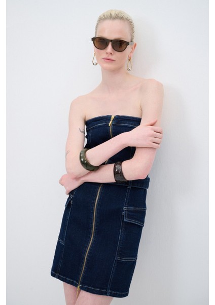 Fermuar Detaylı Mini Elbise modelleri