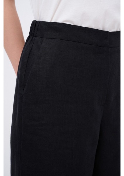 Geniş Paça Pantolon Siyah 153L9368002