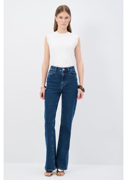 Düğmeli Jean Pantolon fırsatları